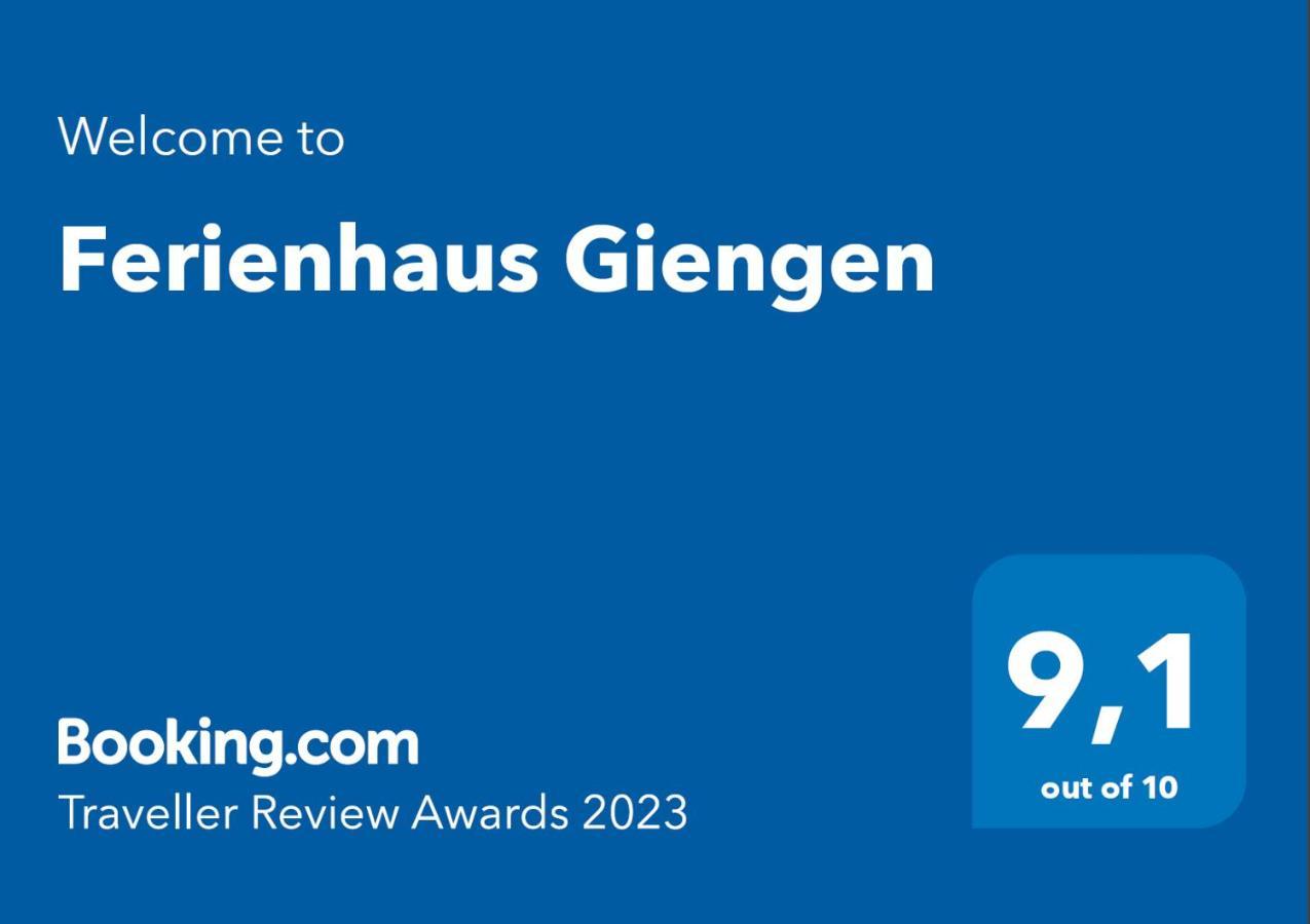 Ferienhaus Giengen Villa กิงเงน อัน แดร์เบรนซ์ ภายนอก รูปภาพ